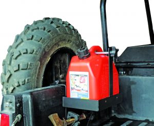 Auxiliary Fuel Can/Spare Tire Mount/Tool Holder for UTV Image