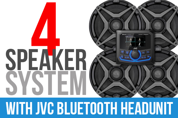 4 Speaker PNP Kit w/ JVC MR1 Receiver Image