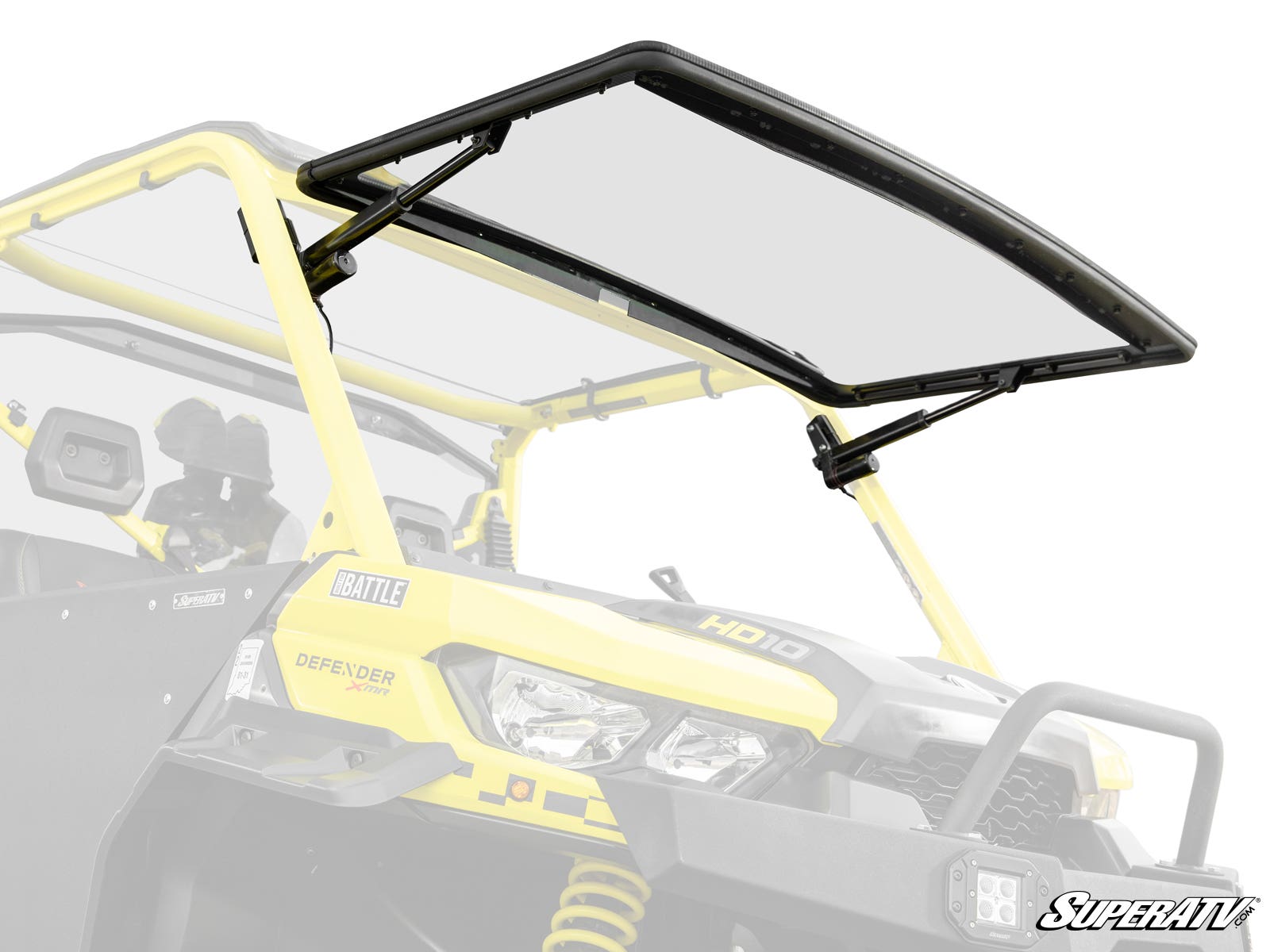 CanAm Defender MaxDrive Power Flip Windshield Grayson Motorsports